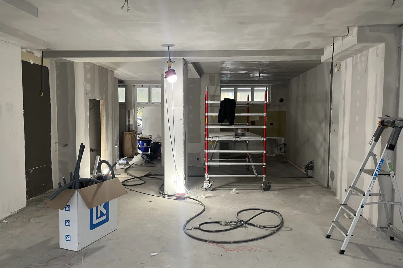 Lokalen vid Chapmans torg som tomt skal under ombyggnationen